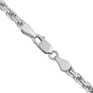 10K Yellow Gold Hollow Mens Rope Chain 3 mm